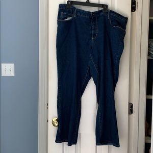 Faded Glory dark blue 26WP jeans A007